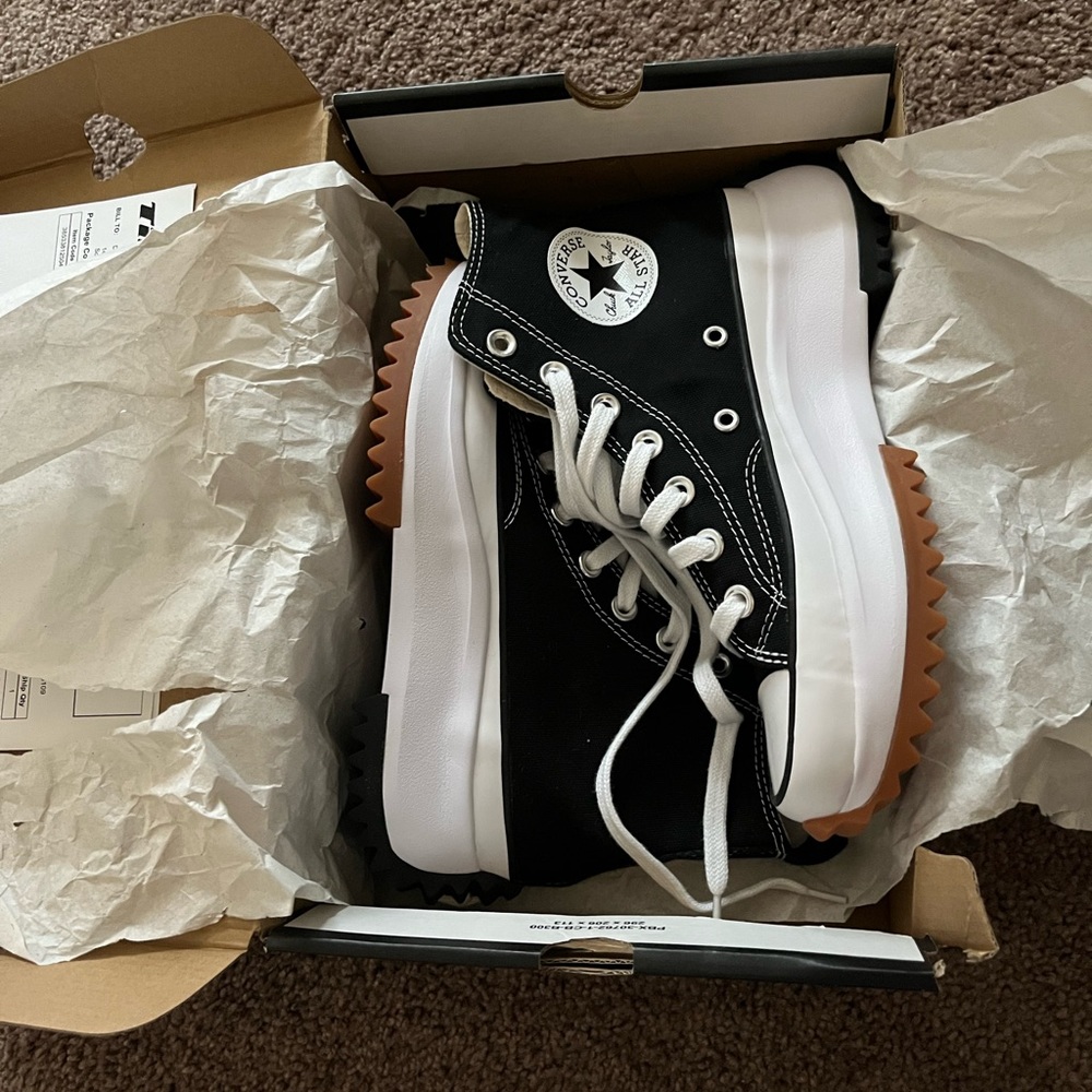 Converse run star platform size 6.5
